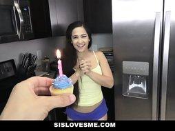 SislovesMe - Fucking My Stepsis For Her Birthday