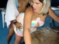 Wife fucked at party