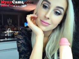 Stunning Blonde Webcam Model