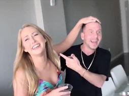 Carter Cruise invited her buddies to her guest room, because she dreamed to have gang bang-out with them
